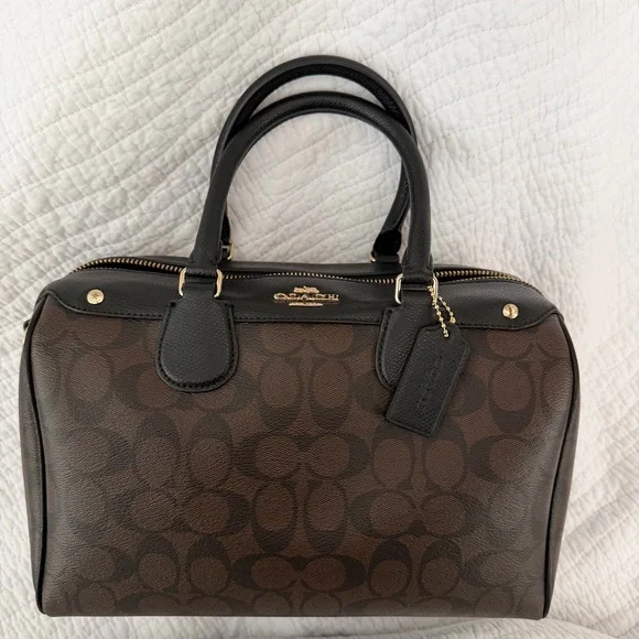 Coach Bennett Satchel Bag in Signature - Picture 10 of 16